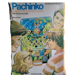 Vintage Pachinko Pinball Machine Game - Table Top, Board Games, Gift